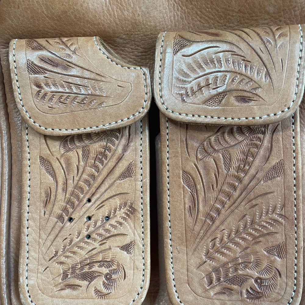 Unique Handcrafted Leather Bag - Picture 3 of 4
